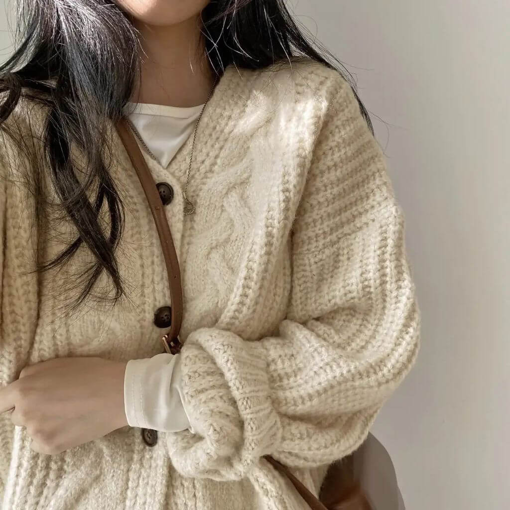 Cardigan Luar de Inverno